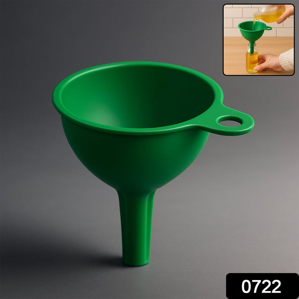 Food-Grade Silicone Funnel: Safe & Easy Transfer for Liquids & Grains (1 Pc)