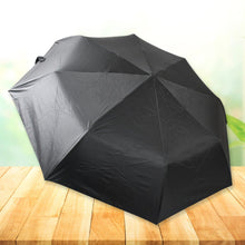 2 Fold Manual Umbrella – Wind, Sun & Rainproof with Steel Shaft & Wrist Strap